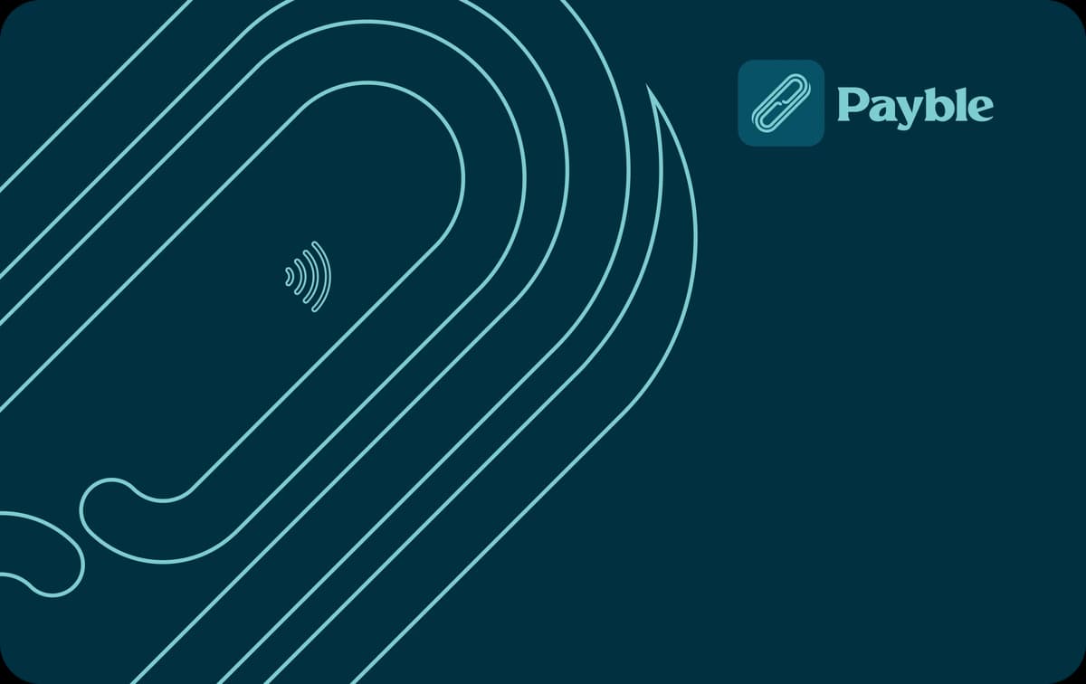 The same card with the pattern drawn as thin teal lines (design preview)